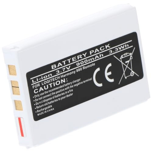 Akku kompatibel mit Logitech Harmony 900, 880, 885, 890, 720 Akku 900mAh
