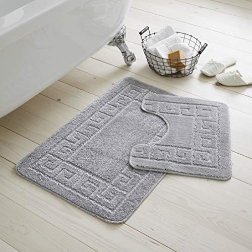 Gaveno Cavailia Super Absorbent 2 PIECE GREEK BATH SET Silver 75 x 50 x 2 cm 42070160