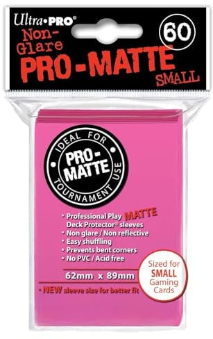 Ultra Pro SLEEVES D10 Card Game (Small, Pink)