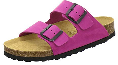 AFS, 2100, sandali da donna in vera pelle, comodi, pratiche scarpe da lavoro, fatte a mano in Germania, Rosa (rosa.), 36 EU