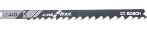 Bosch Accessories Professional 2608630568 Stichsägeblatt 3 Stichsägeblätter U 144 D