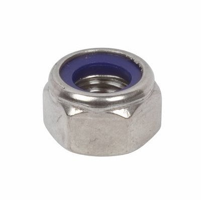 M4 Nyloc Nut (20 Pack) 4mm Nylon Insert Lock Nuts A2 Stainless Steel Free UK Delivery
