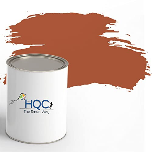 HQC Weather Shield Rich Red Smooth Masonry Paint | 1L in 30+ Colours | Storm Proof, Scrub Resistance & Waterproof | Weatherproof Technology Designed with Acrylic Resin for Ultimate Protection