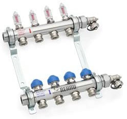 Rehau Heizkreisverteiler HKV-D Edelstahl f. 10 Heizkreise