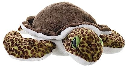Wild Republic Cuddlekins Grüne Meeresschildkröte, Stofftier, Baby-Geschenk für Mädchen und Jungen, Kinder Plüschtier, Kuscheltier Für Babys, Spielzeug aus Recyclingmaterial, 30 cm