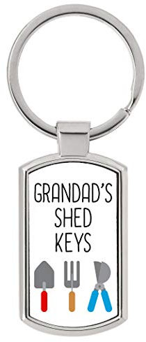 Drifting Ducks Personalised Shed Keys Metal Keyring Birthday Father's Day Gift