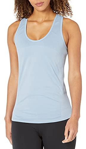 Core 10 Damen Nahtloses Racerback-Yoga-Tank, Schmale Passform