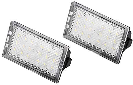 Suuonee Car Rear License Plate Light, LED Lamp Light License Number Plate Fit for Series 3/LR3