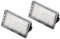 Suuonee Car Rear License Plate Light, LED Lamp Light License Number Plate Fit for Series 3/LR3