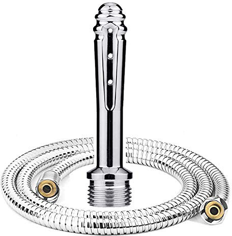 Ducha para enjuague de enema, ducha de limpieza enemator tanto para hombres como para mujeres, bidé de ducha de mano para mujeres embarazadas, manguera de ducha de 59 pulgadas (pequeña)