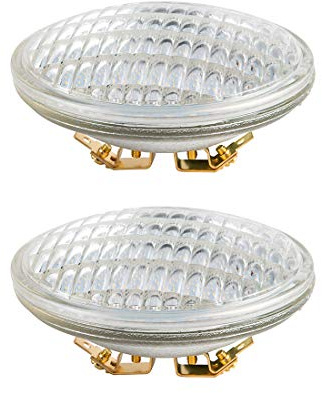 SHUWDKAR PAR36 - Bombillas LED para paisaje, 12 W, 1280 lm, 80 W, equivalentes a bombillas halógenas para paisaje, 12-36 V, luz diurna 6000 K, bombillas LED CC para luz Trator, vehículos todoterreno