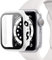 Miimall Compatible con Apple Watch Series 6/SE/5/4 40mm funda con protector de pantalla, ultrafina, protección completa, resistente a los arañazos, carcasa para iWatch de 40mm, color blanco