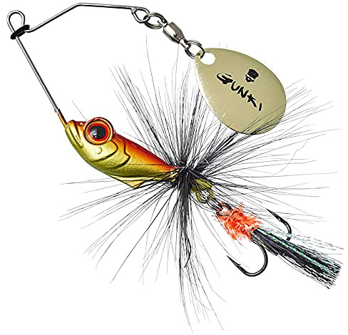 Gunki 5,6g Alvin Fly Spinnerbait, Gunki Farben:GOLDEN RED