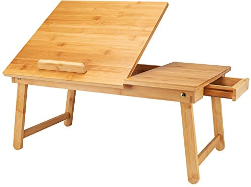 bremermann Laptoptisch // Bambus // ca. 55 x 24,5 x 35 cm (B/H/T) // Betttablett // Klapptisch