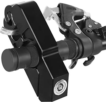 AYNEFY Brake Lever Lock, Motorcycle Grip Lock Brake Lock Universal CNC Aluminium Alloy Motorcycle Handlebar Brake Lever Lock Anti-Theft Scooters for ATV Motorcycles Dirt Street Bike Vehicle Security