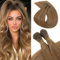 Benehair I Tip Hair Extensions, 100% Real Remy Human Hair Extensions, 18 Inches Stick Tip Keratin Hair Extension 1g/s, 50g/Pack Human Hair Extension for Thinning Hair Light Brown #6