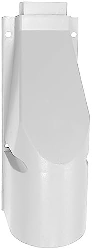 1STec White BT Openreach Connector Bend 4 or Elephants foot. Telephone wire or Broadband drop cable protector fits over the underground ducting tube and slots into capping 25 or a BT 101A top cover