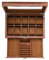 HELMDY Leder Uhrenbox mit Schublade-10 Schlitze Verriegelung Schmuck Uhren Halter für Männer-Luxus-Uhrenkasten Display Organizer-2 Tier Organizer Uhr Vitrine-Aufbewahrung Fall