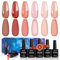 Skymore UV Nagellack Gel Nagellack UV Lacke für Nägel, 8ml Gelnagellack für UV Lampe, 6 Farben UV Gel Nagellack Nude Rosa Gel Polish Gellack, Ideal Nagellack Geschenk für Frauen