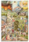 Kontrast Kunst Leinwand Wandkunst - Breiter und Schmaler Weg, Schmaler Weg zum Himmel und Breiter Weg zur Hölle - Ästhetisches Poster für Zimmer 40 x 60