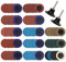 2 Inch Sanding Discs Set 101 Pcs with Surface Conditioning Disc 1/4 Inch Holder for Polishing Finish Rust Paint Removal