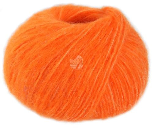 LANA GROSSA Alpaca Air | Leichtes Alpaka-Schlauchgarn | Handstrickgarn aus 62% Alpaka (Baby), 27% Polyamid & 11% Schurwolle (Merino Fein) | 50g Wolle zum Stricken & Häkeln | 140m Garn 8