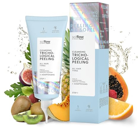 So!Flow Kopfhaut revitalisierendes Peeling mit Ganoderma & Panthenol - Fördern Sie die Vitalität der Kopfhaut mit einem speziell formulierten Peeling, um zu nähren und zu verjüngen.