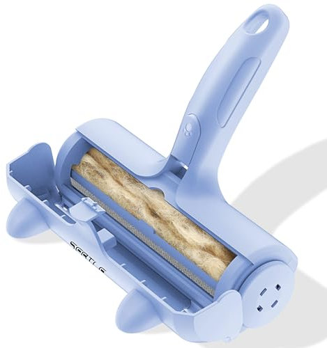 Sebtle Pet Hair Remover Roller,Reusable Animal Hair Removal Brush for Dogs and Cats,Lint Remover Easy to Clean Pet Fur from Carpet,Sofa,Bedding,Furniture and Rugs,Blue