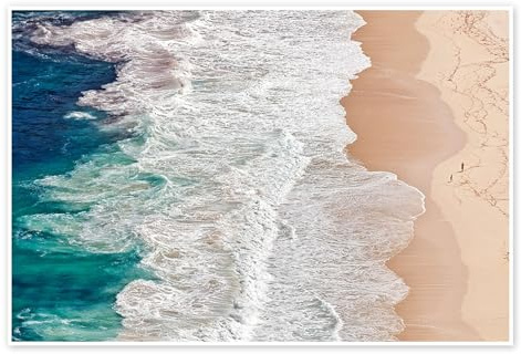Posterlounge Where the Ocean Ends... Poster | 60 x 40 cm Wandbilder Wanddeko