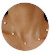 gänseblümchen-perlenkette,Dainty Choker Halskette mit Blumen Anhänger,Hübscher Choker Schmuck für Damen,Goldketten als Sommerschmuck für Teenager Mädchen,Daisy Geschenk als Abschlussball Accessoire