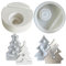 Lot de 3 bougeoirs en silicone en forme de sapin de Noël avec socle, 3 pièces/lot de bougeoirs en silicone pour Noël, moules en époxy