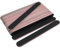 BEILUBANG 25PCS Double-Sided Nail File, Nail File, Non-injurious Nail File, Professional Double-Sided Sharpening Plate, Home polishing File Set, Home, Salon grit (Red Heart Straight Edge Shape)