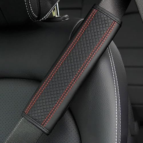 GLYGLY 2 Stück Gurtpolster Auto für BMW M3(4door) 2021-2023, Bequemes Schulterschutz Erwachsene Sicherheitsgurt Sicherheitsgurtbezug Auto Zubehör,C