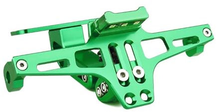 Universelle Abgewinkelte Kennzeichenhalterung Für Motorräder Für X4 NC700 S X VFR 1200 F XL 1000 CBR 125R Motorrad-Nummernschildhalter(GRÜN)