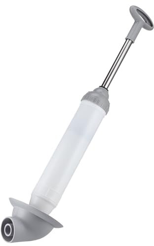Housoutil Herramienta para Destapar Inodoros a Presión de Aire Destapador de Desagües Orificio para Colgar Versátil para Lavabos de Baño