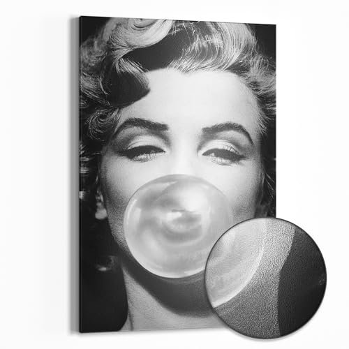DEQOART Metall Magnettafel | 40x60 cm cm groß | Motiv Nostalgischer Glamour | Whiteboard für alle Magnete | Magnetboard Wand-Tafel für Küche & Büro | Design Magnetwand Pinnwand magnetisch