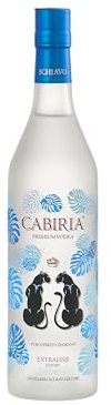 Cabiria Premium Vodka – Prodotta in Italia con grani teneri di eccellente qualità – 40% vol. – 700ml