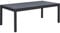Table Jardin en Aluminium Extensible Lagos - 200/320 x 105 x 76 cm - Noir