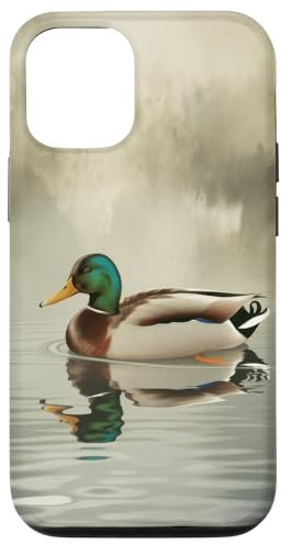 Nature Pond Aquatic Bird Hunting Mallard Duck Case for iPhone 12/12 Pro