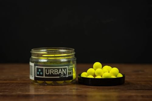 Urban Bait Nutcracker Fluro Yellow Pop Ups Carp Fishing Nut 12mm 15mm Nut Baits