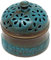 Ajo de cerámica, olla de ajo de cocina con tapa, almacenamiento de ajo fresco ventilado, almacenamiento de decoración de olla de cebolla retro ventilado for cebollas, soporte de ajo de jengibre