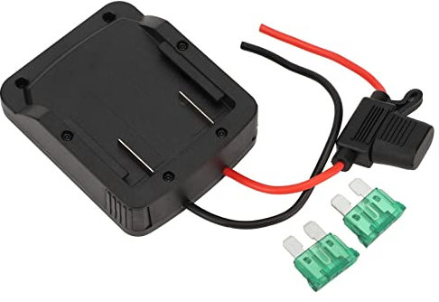 18V 20V Lithium Battery Adapter with Holder, Compatible with Metabo 18V Battery, Power E Bikes, Skateboards, Toy Cars, Suitable for Accessories, Camping Gear, Station Wagons,