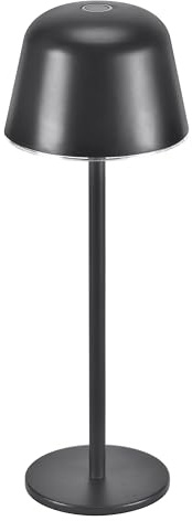 Osram ENDURA STYLE TABLE Außenleuchte, 2,5W, 200lm, dunkelgrau, Tischleuchte, wiederaufladbarer Akku, IP54 Schutzklasse, stufenloses Dimmen, Lichthelligkeits-Memory-Funktion