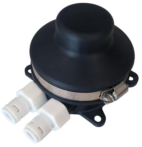 Kalastussaari Pompe de Cuisine d'eau Douce Manuelle, Pompe à cale Marine Auto-Prime à Pied se connecte Un Tuyau Flexible de 1/2 Pouce