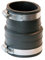 Fernco P1059-22 Flexible PVC Coupling for 2 Plastic Socket to Pipe Plumbing Connections, Black, 2 inch