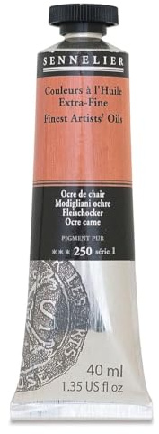 Sennelier Artists' Oil Color, 40ml Tube, Modigliani Ochre S1