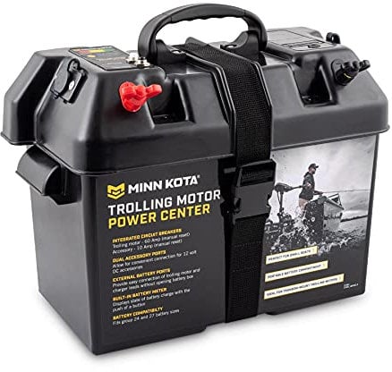 Minn Kota Batterie pour moteur hors-bord Noir/rouge