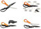 Fiskars Cuts + More Titanium All Purpose Scissors w/Sharpener and Take Apart Knife
