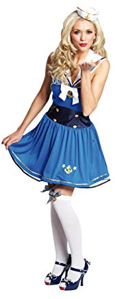 Pin up Matrosin Gr. 34, 36, 38, 40, 42, Größe:42