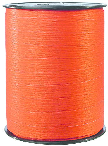 Clairefontaine 601558C Spule Geschenkband matt (250 m x 10 mm, ideal für Bastelprojekte und Geschenke) 1 Stück orange